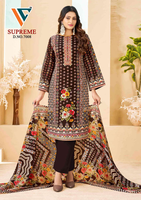 Vandana Fashion Karachi Supreme Vol 7 Printed Cotton Dress Material