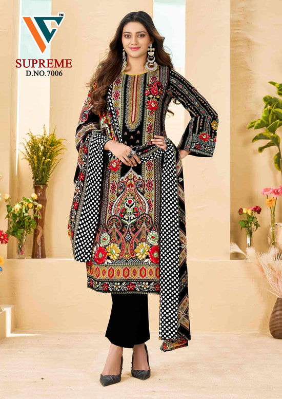 Vandana Fashion Karachi Supreme Vol 7 Printed Cotton Dress Material