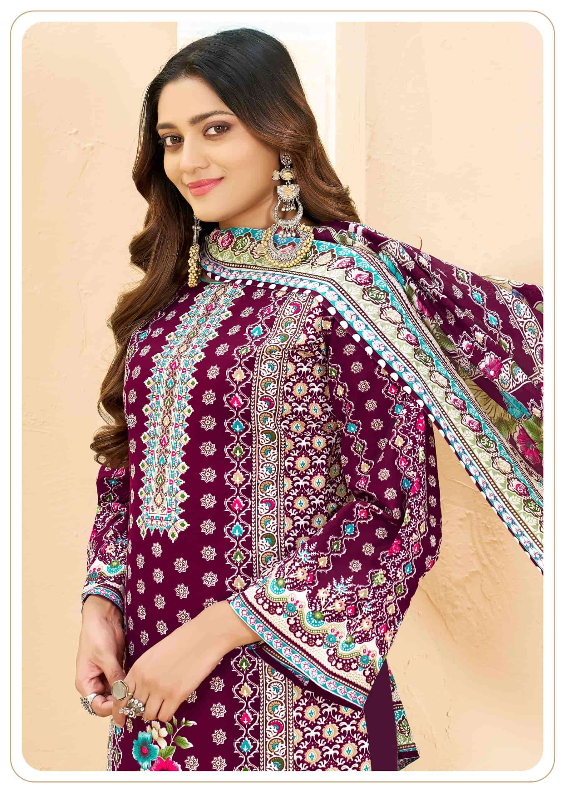 Vandana Fashion Karachi Supreme Vol 7 Printed Cotton Dress Material