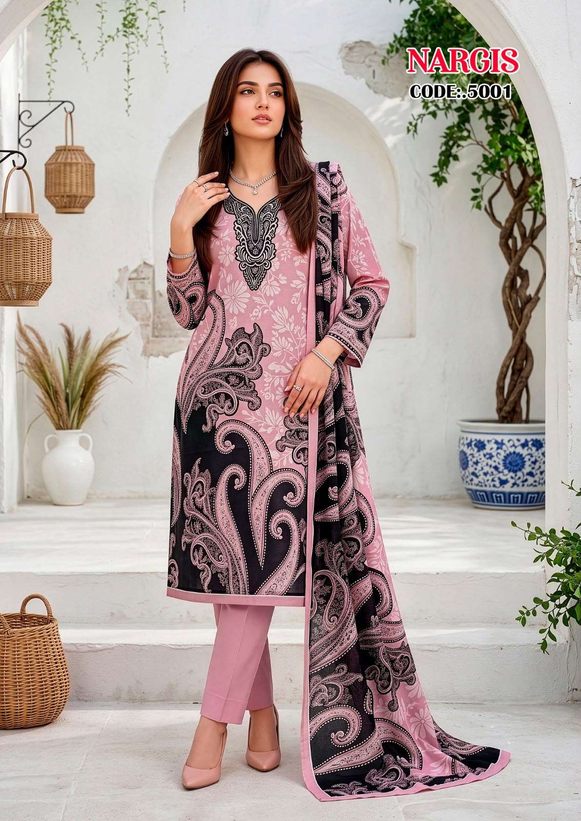 Vandana Fashion Nargis Vol 5 Designer Printed Dress Material