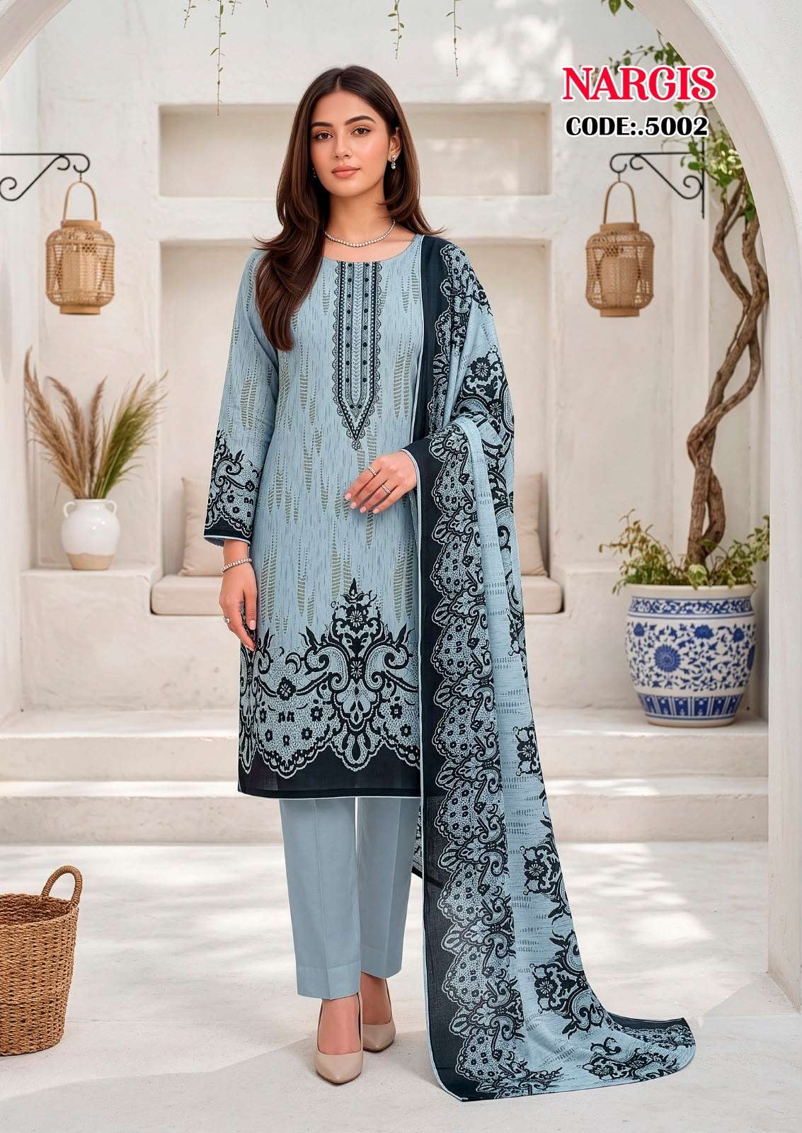 Vandana Fashion Nargis Vol 5 Designer Printed Dress Material