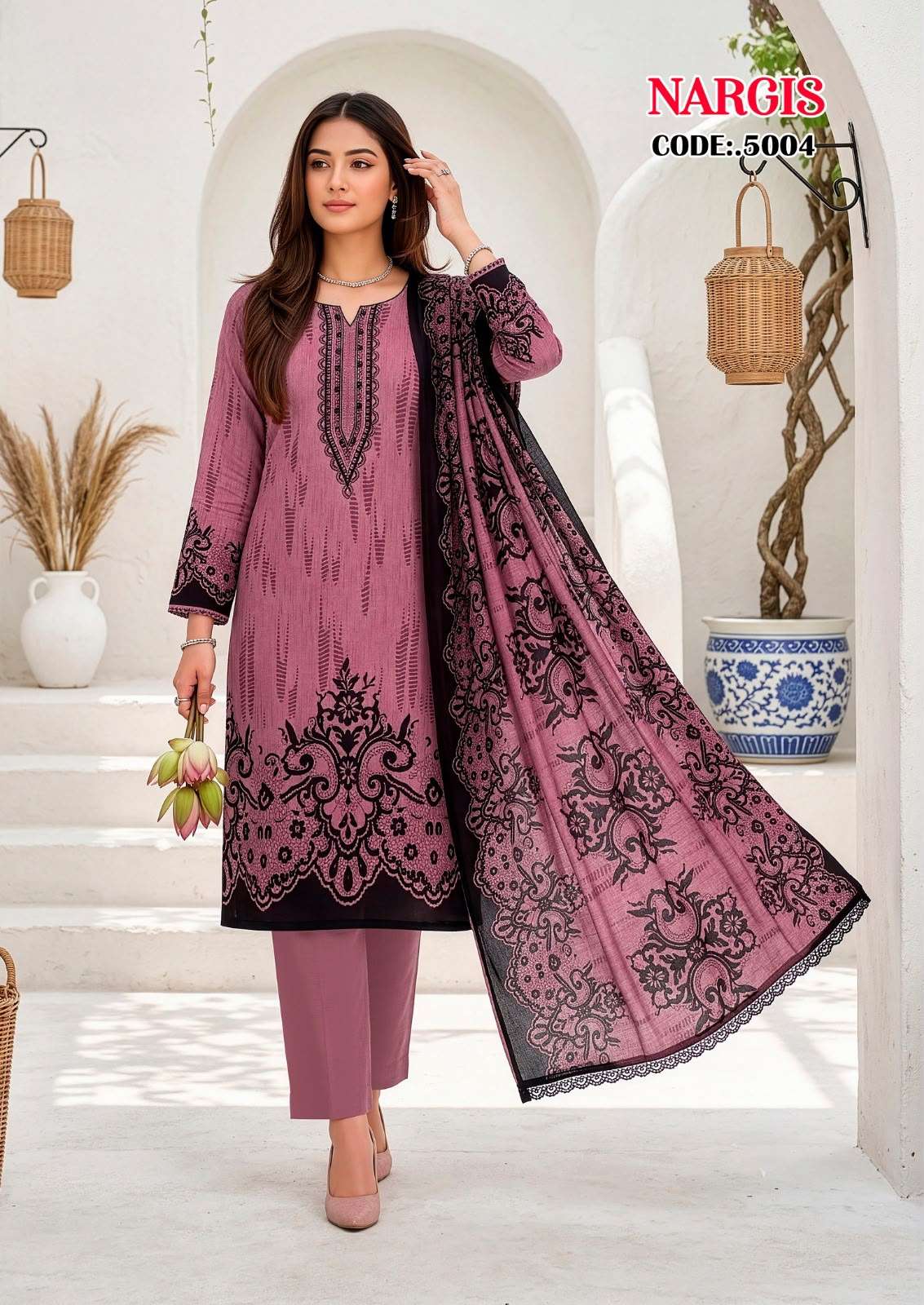 Vandana Fashion Nargis Vol 5 Designer Printed Dress Material
