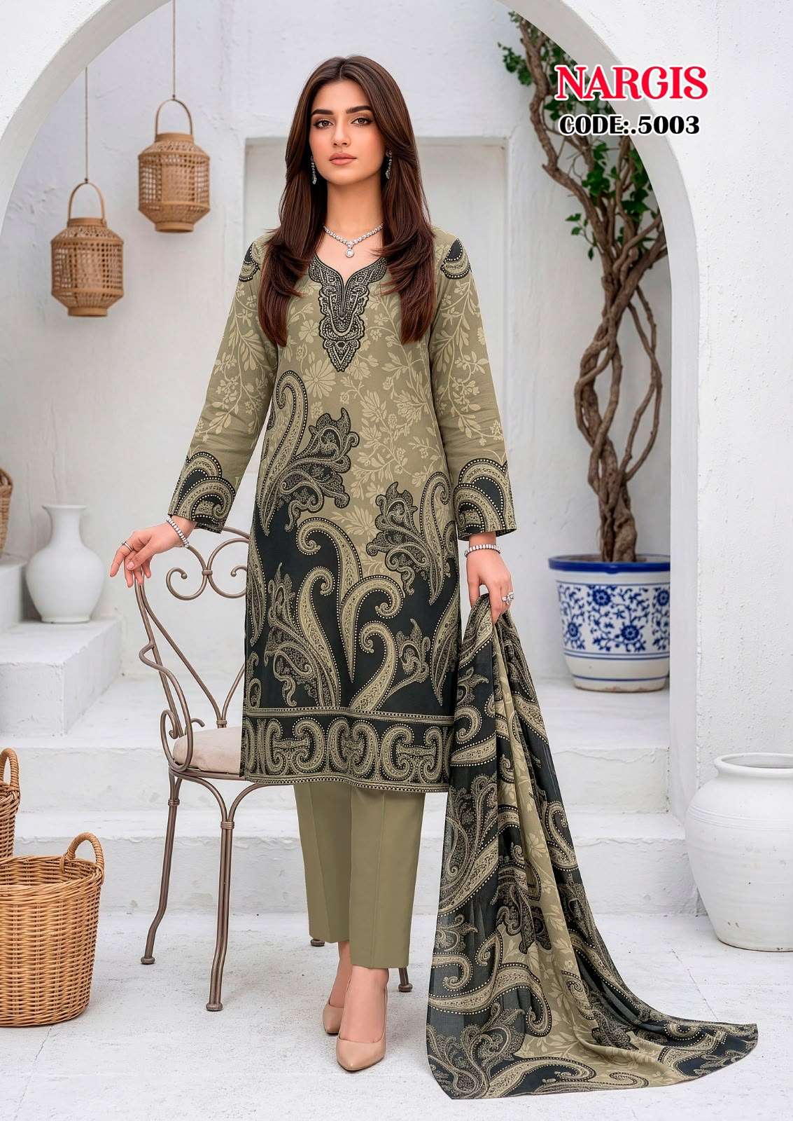 Vandana Fashion Nargis Vol 5 Designer Printed Dress Material