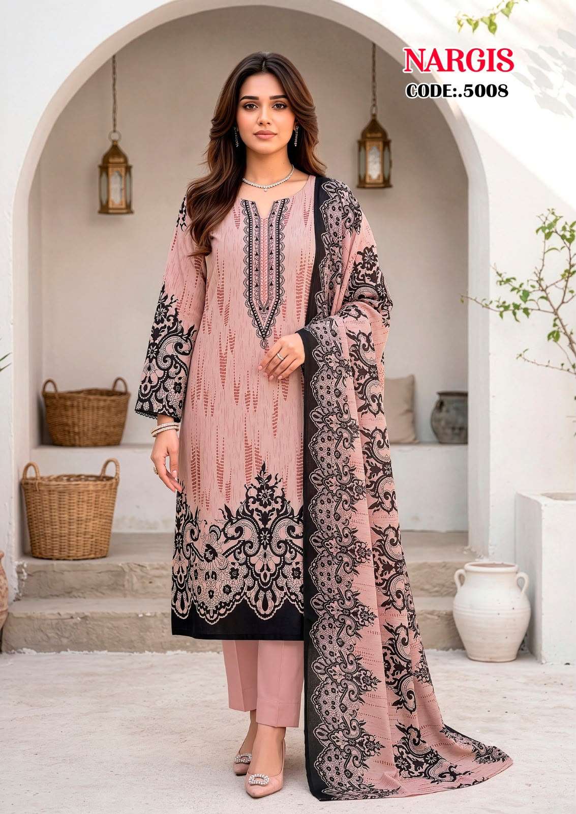 Vandana Fashion Nargis Vol 5 Designer Printed Dress Material