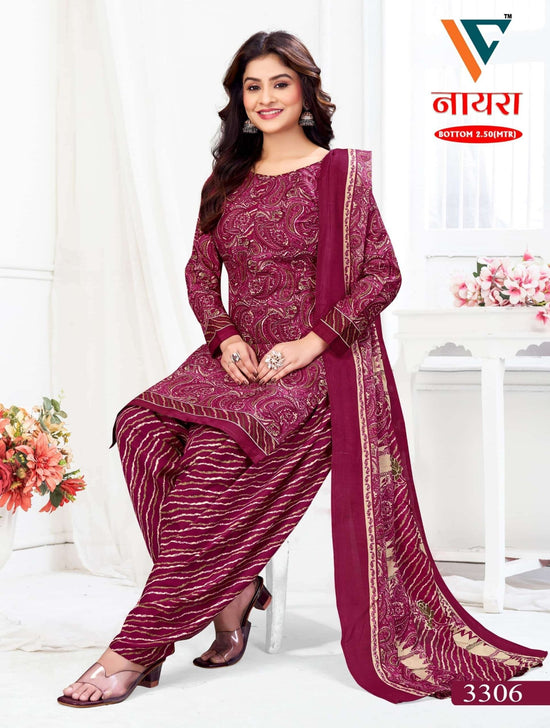 Vandana Fashion Nayra Vol 33 Cotton Printed Dress Material - Amrah Wholesale