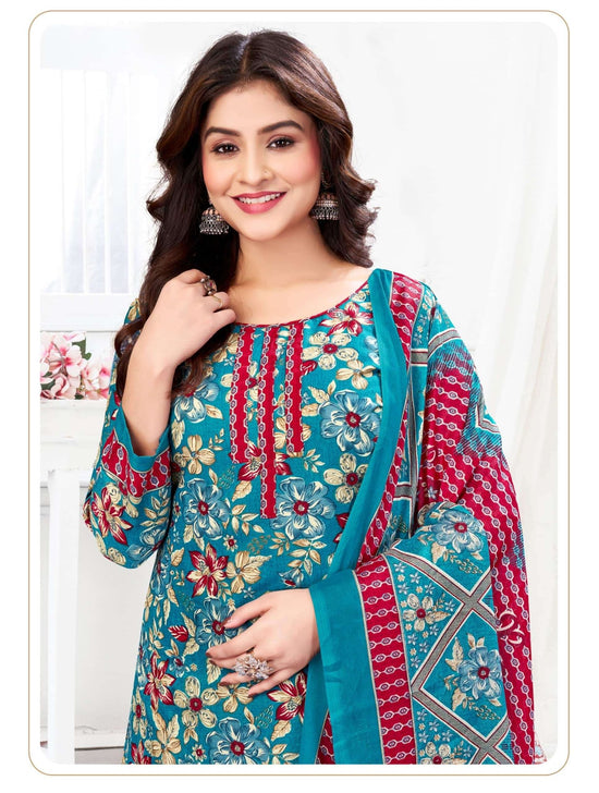Vandana Fashion Nayra Vol 33 Cotton Printed Dress Material - Amrah Wholesale