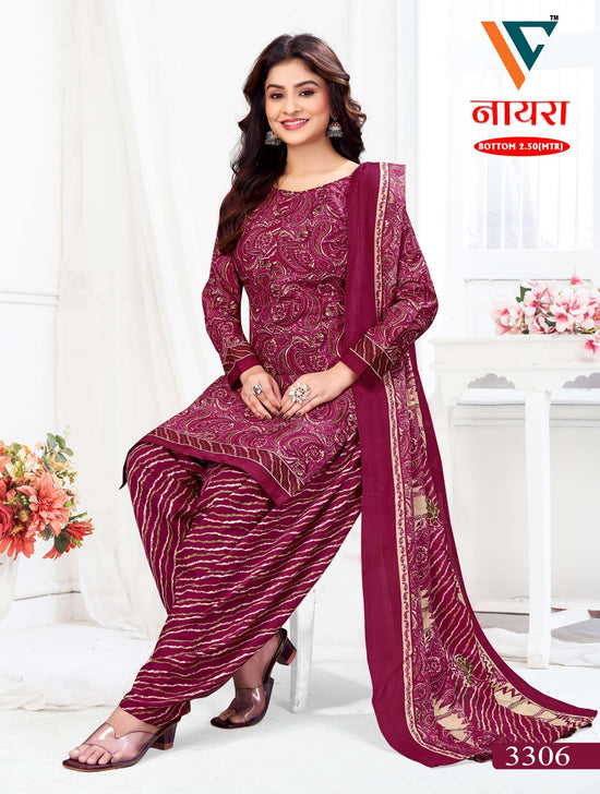 Vandana Fashion Nayra Vol 33 Cotton Printed Dress Material