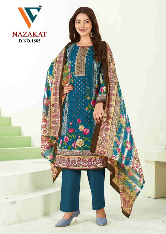 Vandana Fashion Nazakat Vol 16 Printed Cotton Dress Material - Amrah Wholesale