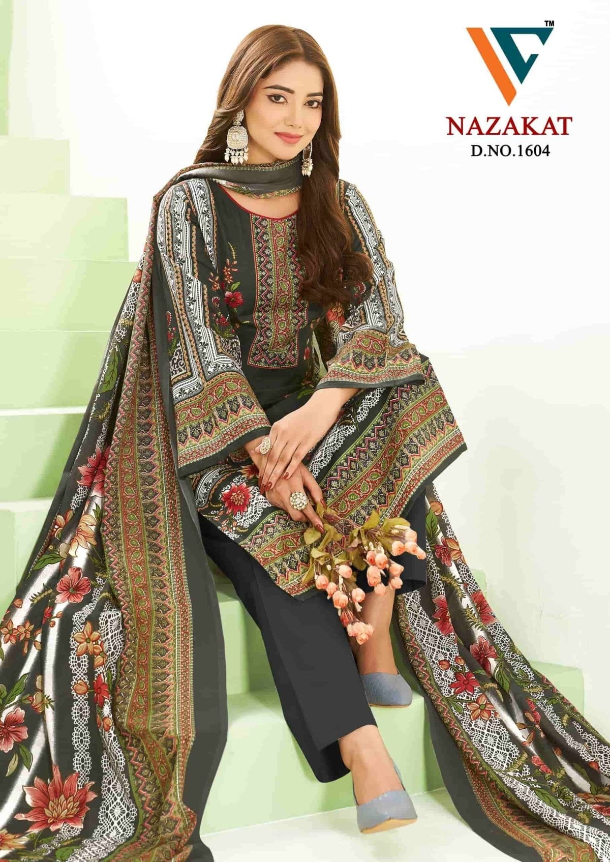 Vandana Fashion Nazakat Vol 16 Printed Cotton Dress Material - Amrah Wholesale