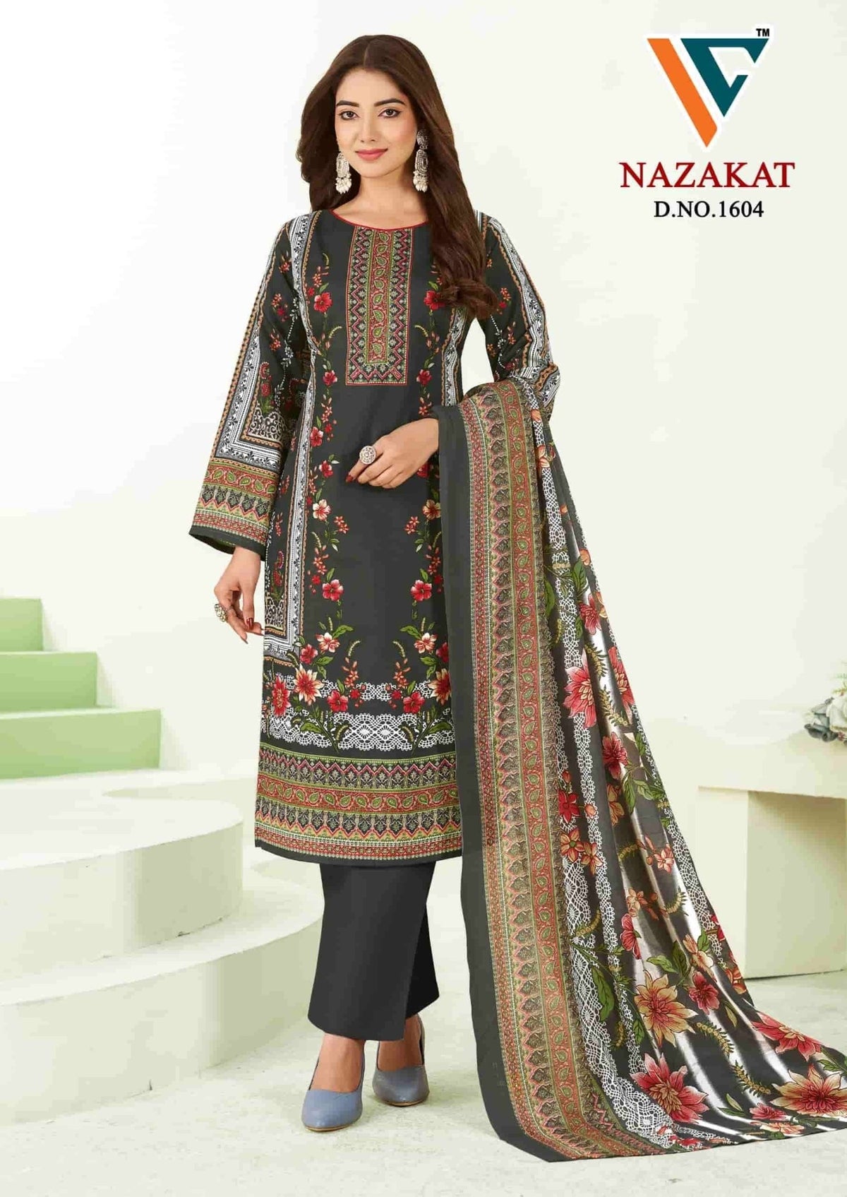Vandana Fashion Nazakat Vol 16 Printed Cotton Dress Material - Amrah Wholesale