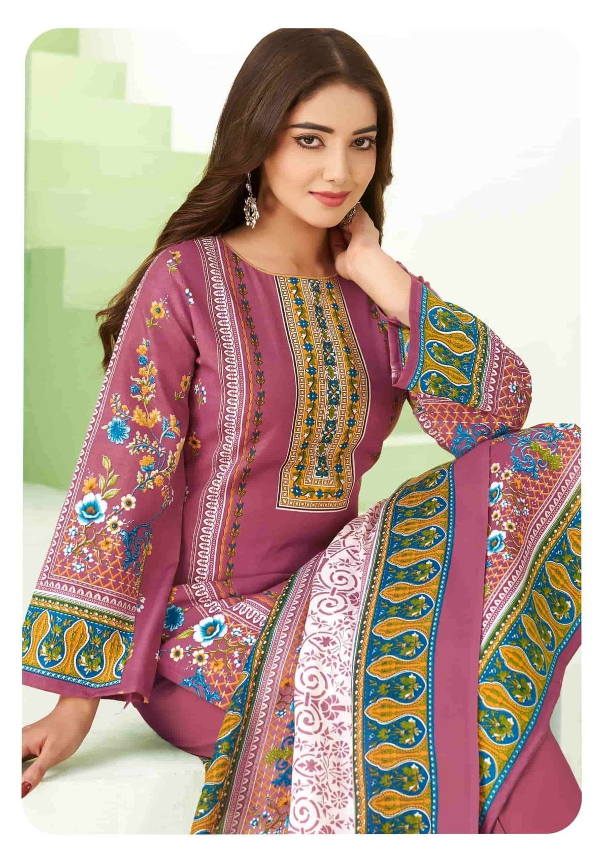 Vandana Fashion Nazakat Vol 16 Printed Cotton Dress Material - Amrah Wholesale