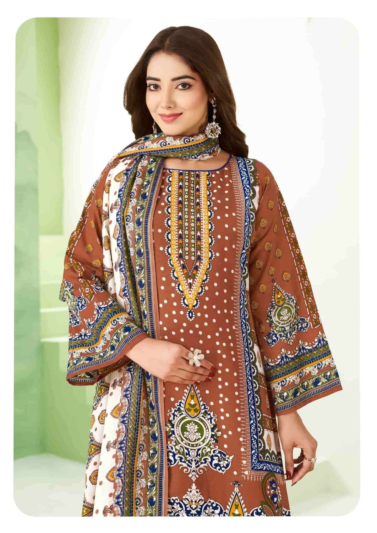 Vandana Fashion Nazakat Vol 16 Printed Cotton Dress Material - Amrah Wholesale
