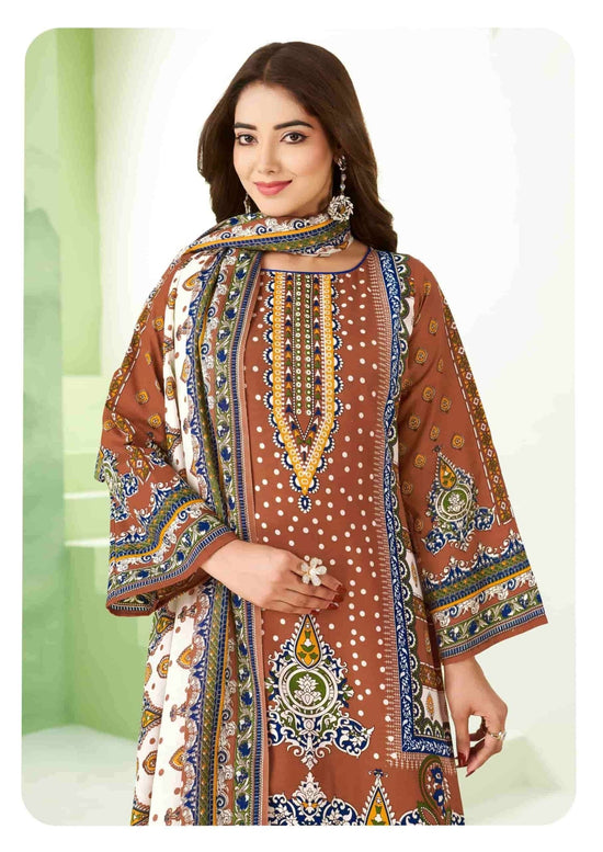 Vandana Fashion Nazakat Vol 16 Printed Cotton Dress Material - Amrah Wholesale