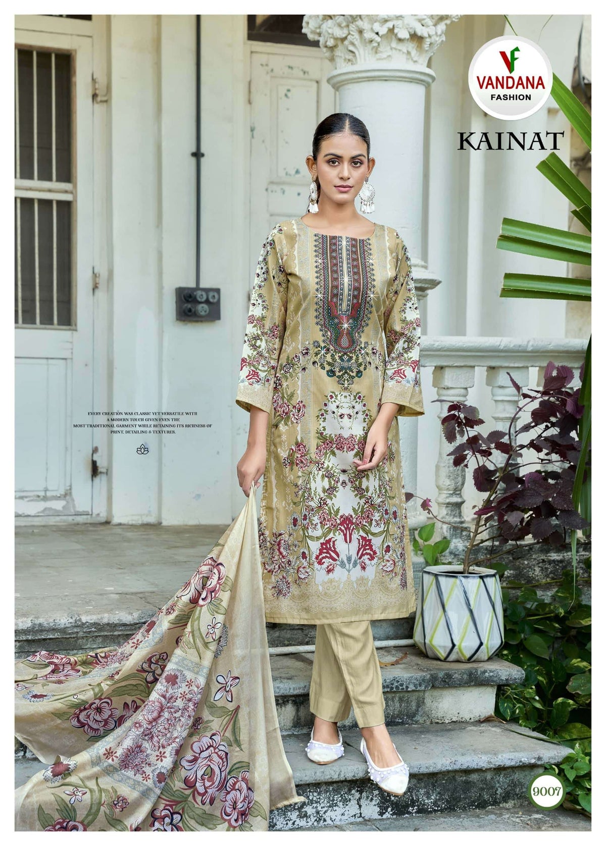 VANDANA FASHION KAINAT VOL-9 Cotton Printed Dress Material