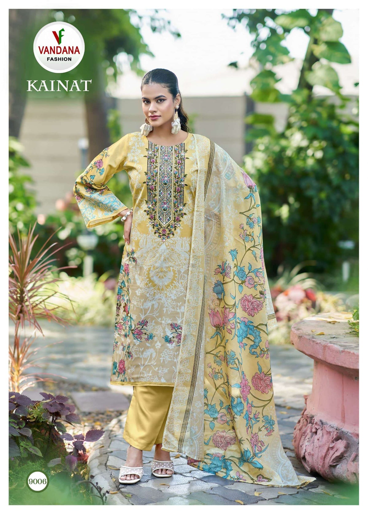 VANDANA FASHION KAINAT VOL-9 Cotton Printed Dress Material