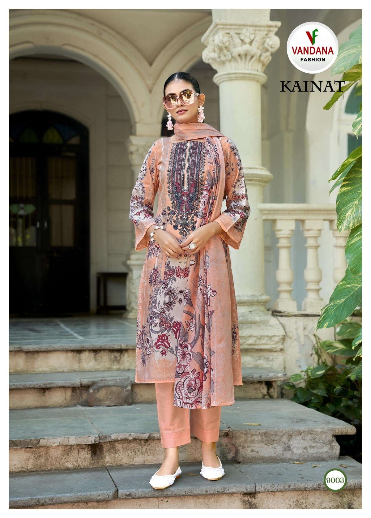 VANDANA FASHION KAINAT VOL-9 Cotton Printed Dress Material