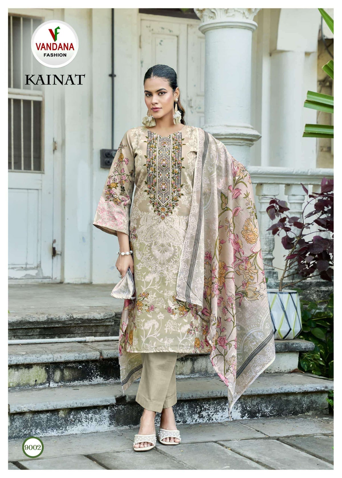VANDANA FASHION KAINAT VOL-9 Cotton Printed Dress Material