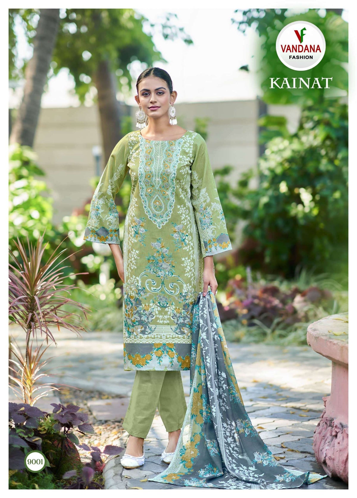 VANDANA FASHION KAINAT VOL-9 Cotton Printed Dress Material