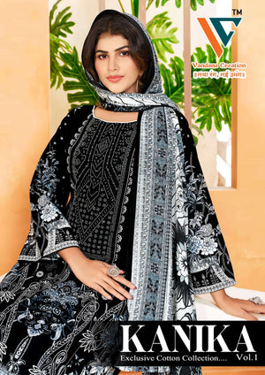 Vandana Creation Kanika Vol 1 Cotton Karachi Print Dress Material