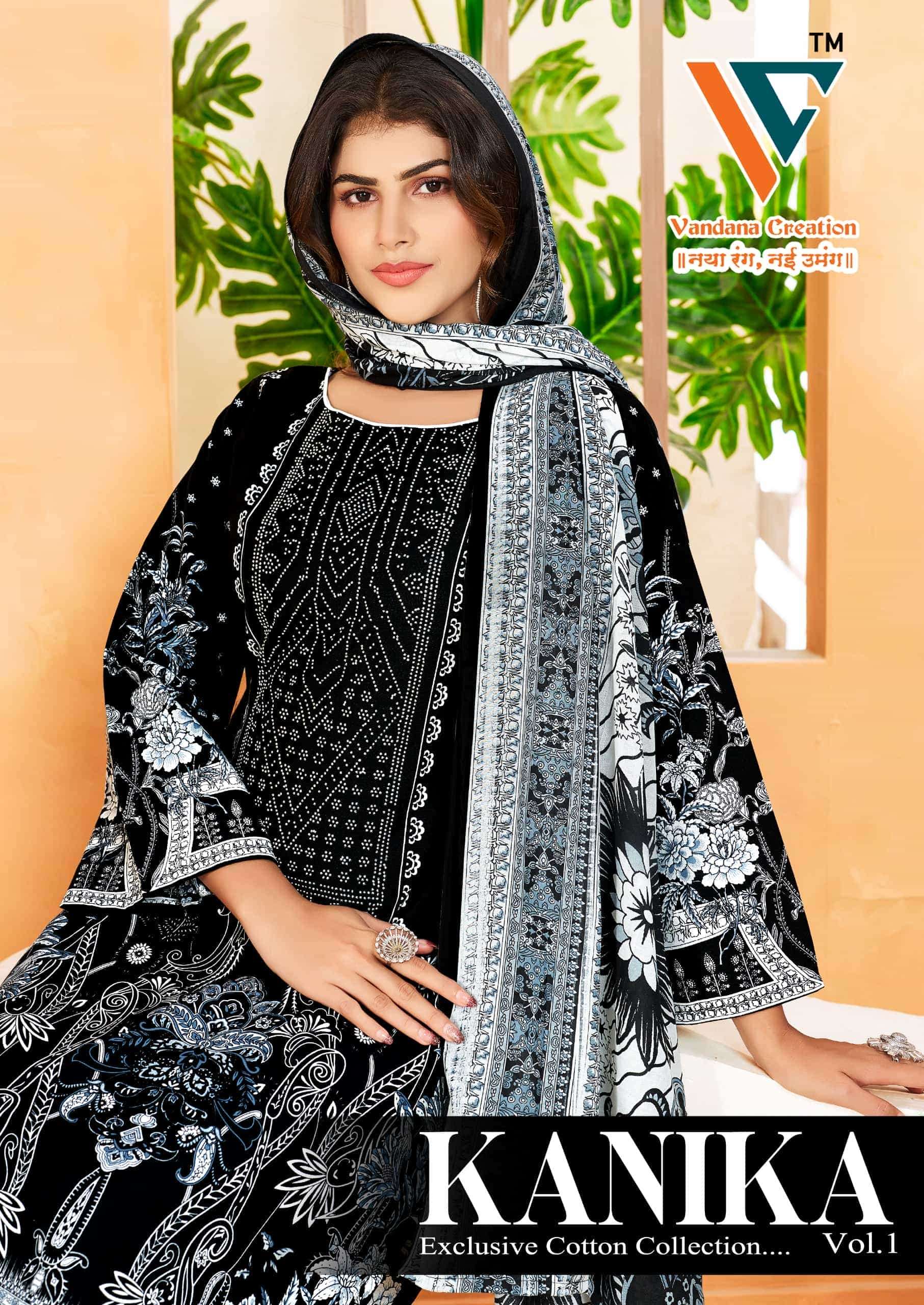 Vandana Creation Kanika Vol 1 Cotton Karachi Print Dress Material