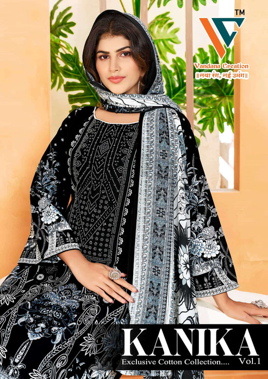 Vandana Creation Kanika Vol 1 Cotton Karachi Print Dress Material