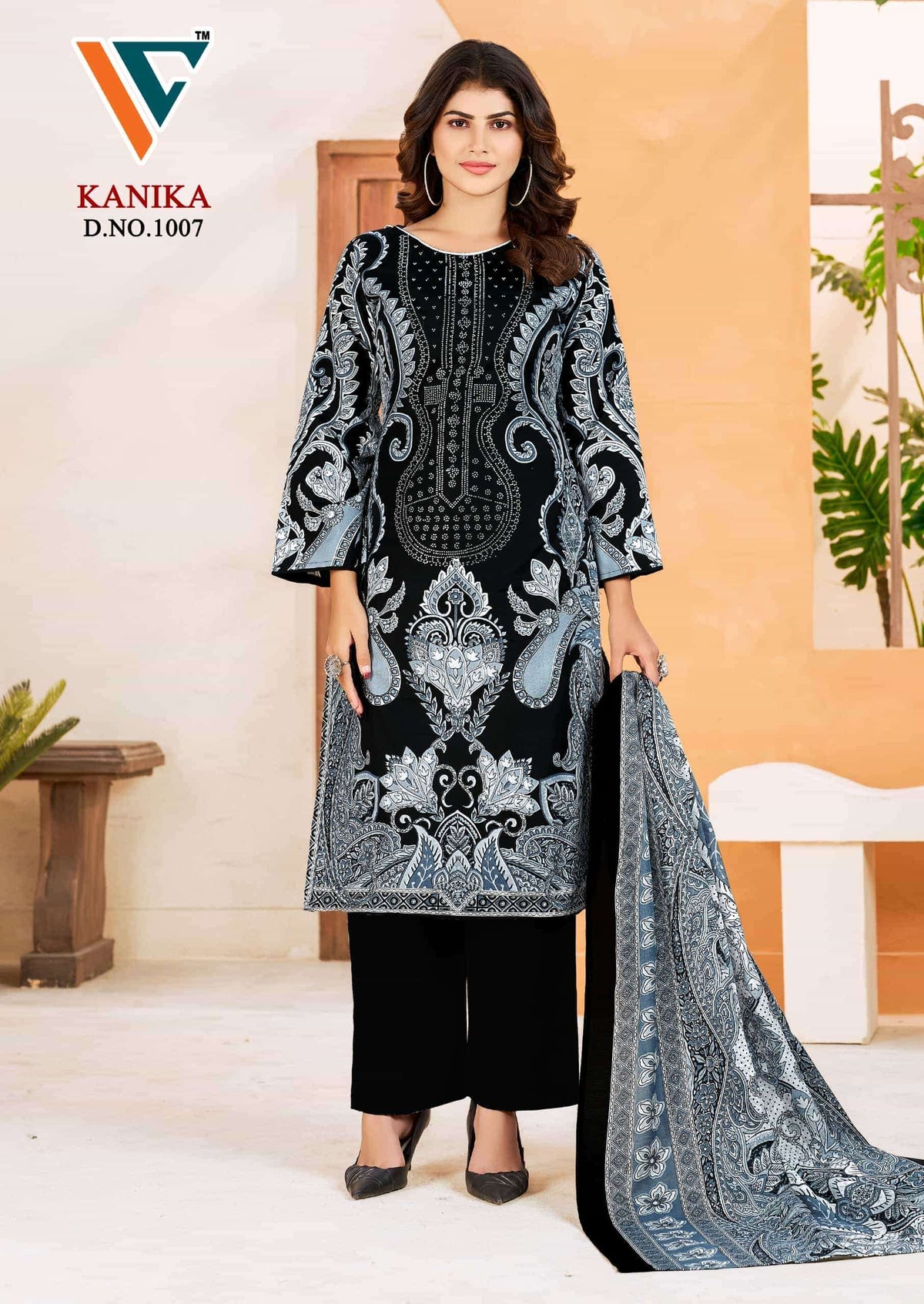 Vandana Creation Kanika Vol 1 Cotton Karachi Print Dress Material
