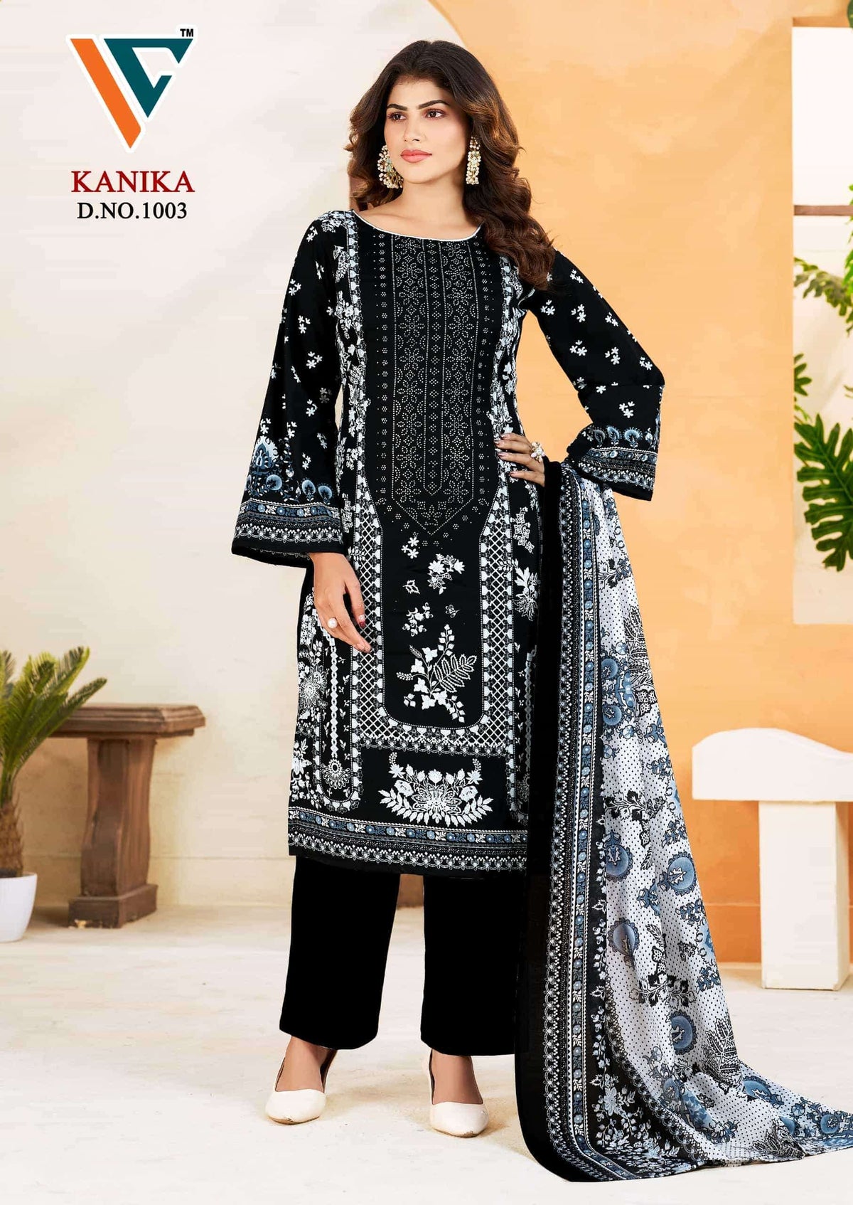 Vandana Creation Kanika Vol 1 Cotton Karachi Print Dress Material