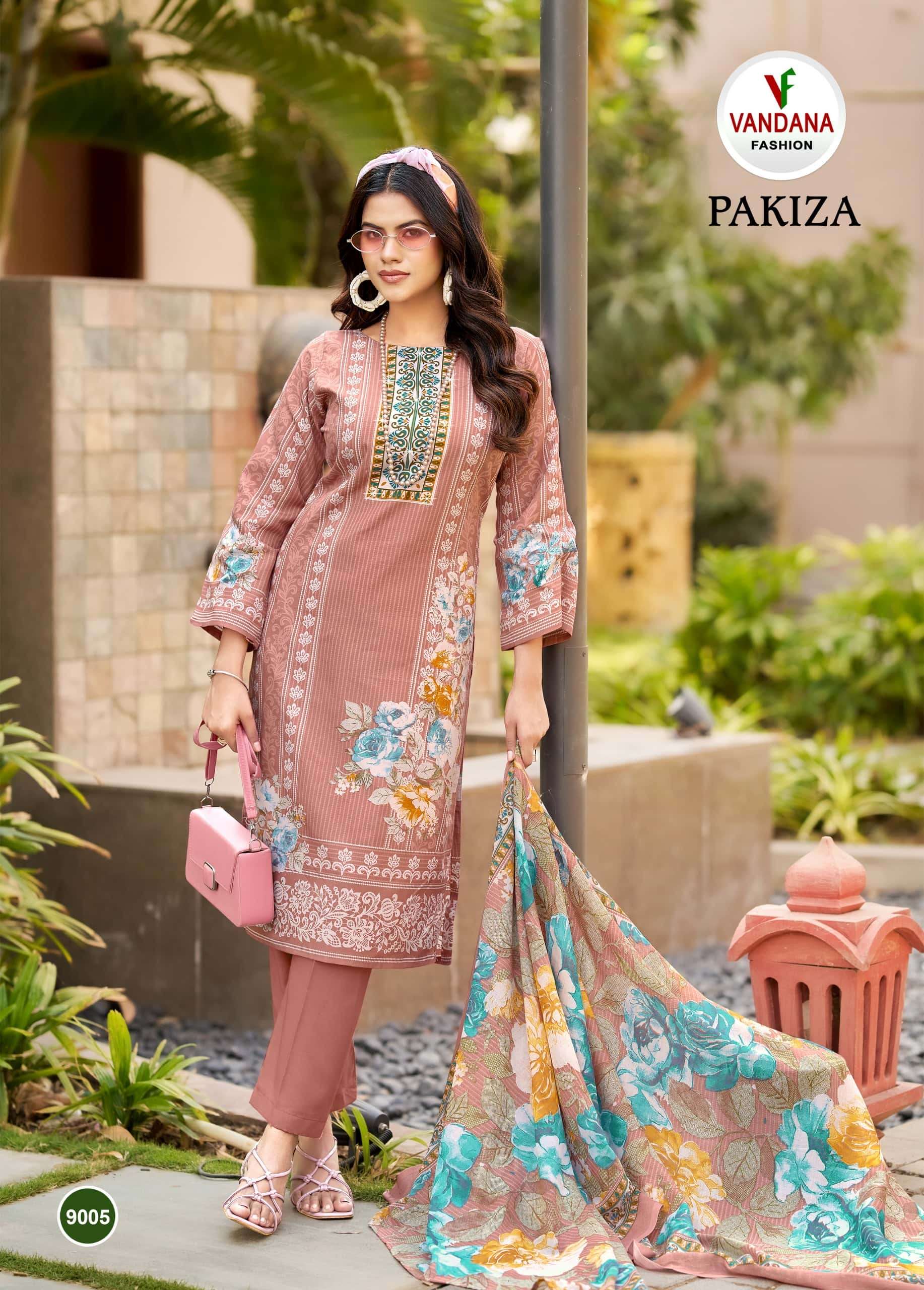 VANDANA FASHION PAKIZA VOL-9 Cotton Printed Pakistani Suit
