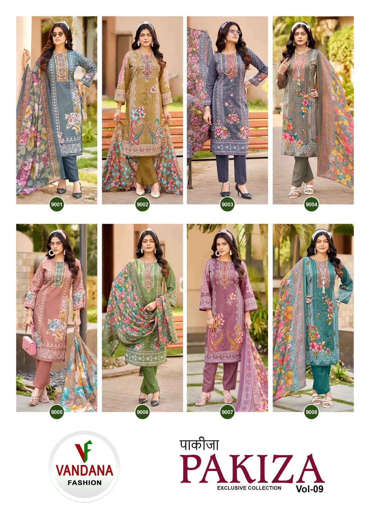 VANDANA FASHION PAKIZA VOL-9 Cotton Printed Pakistani Suit