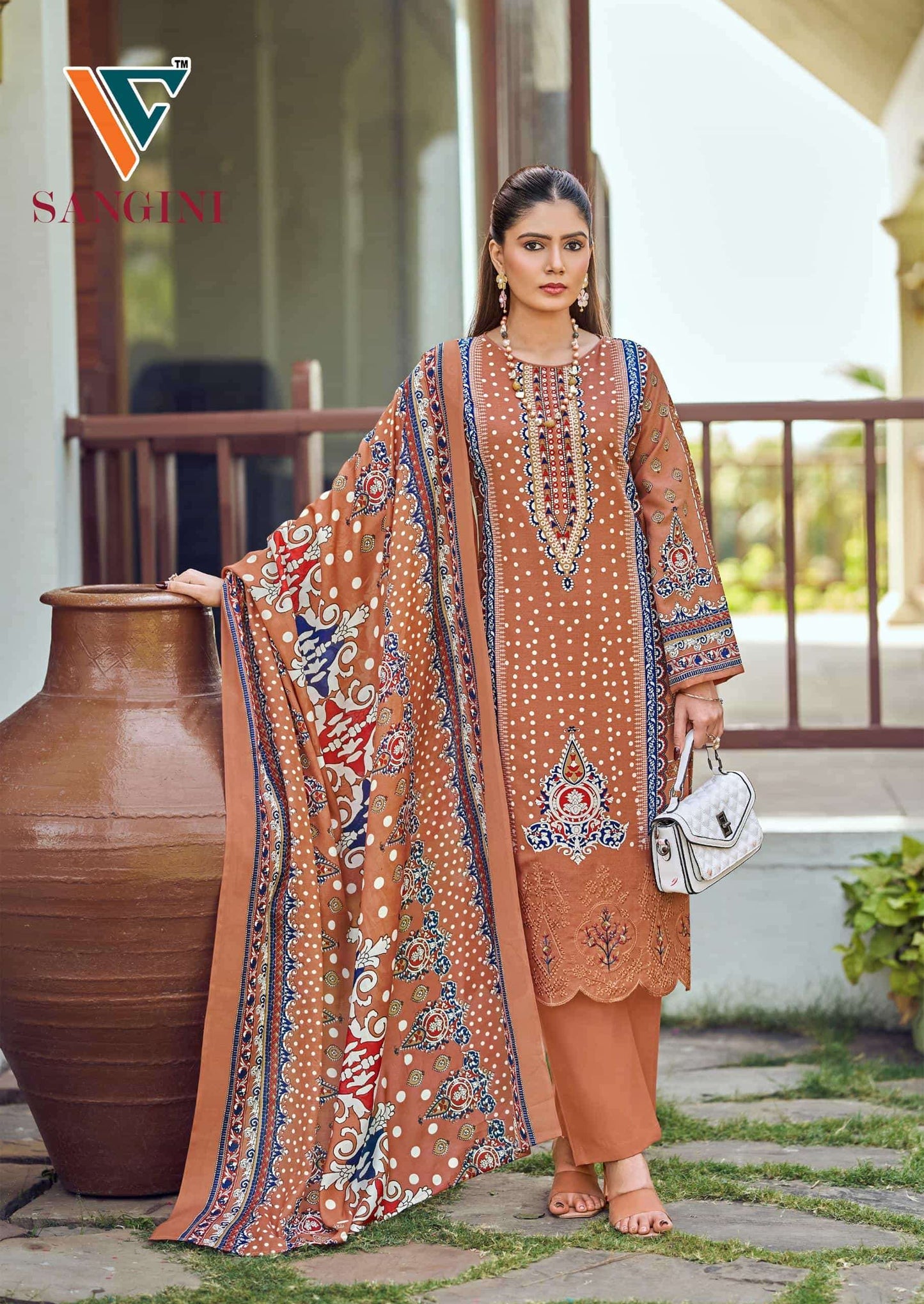 Vandana Creation Sangini Vol - 1 Pakistani Suit Wholesale Catalogue - Amrah Wholesale