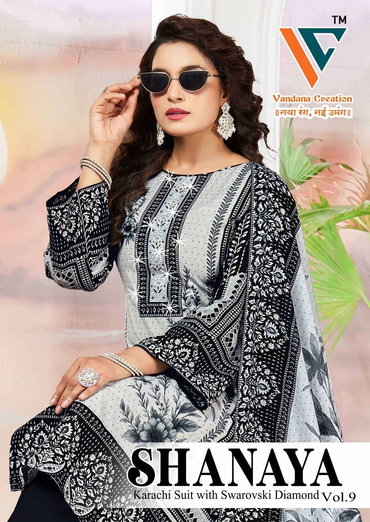 Vandana Creation Shanaya Vol 9 Karachi Cotton Dress Material