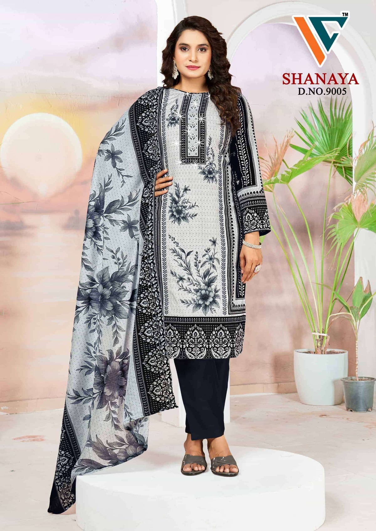 Vandana Creation Shanaya Vol 9 Karachi Cotton Dress Material