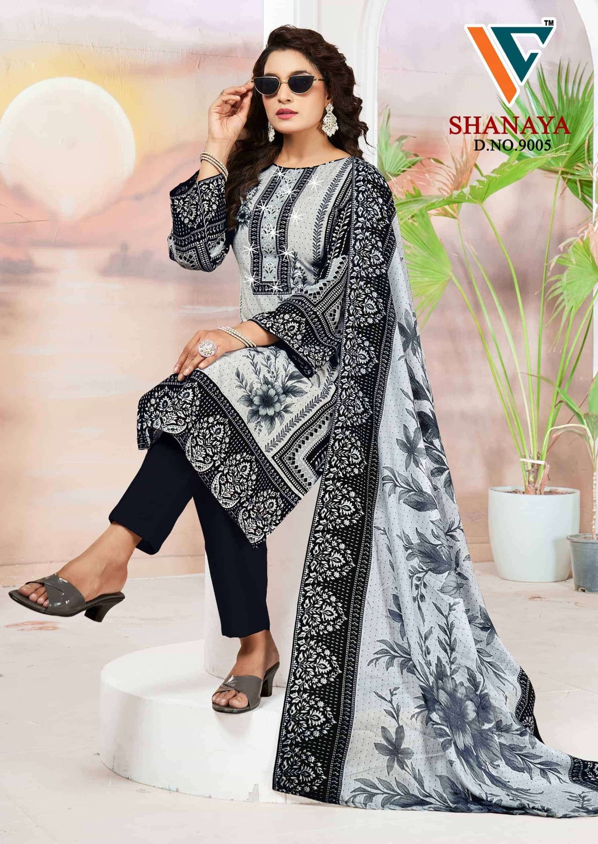 Vandana Creation Shanaya Vol 9 Karachi Cotton Dress Material