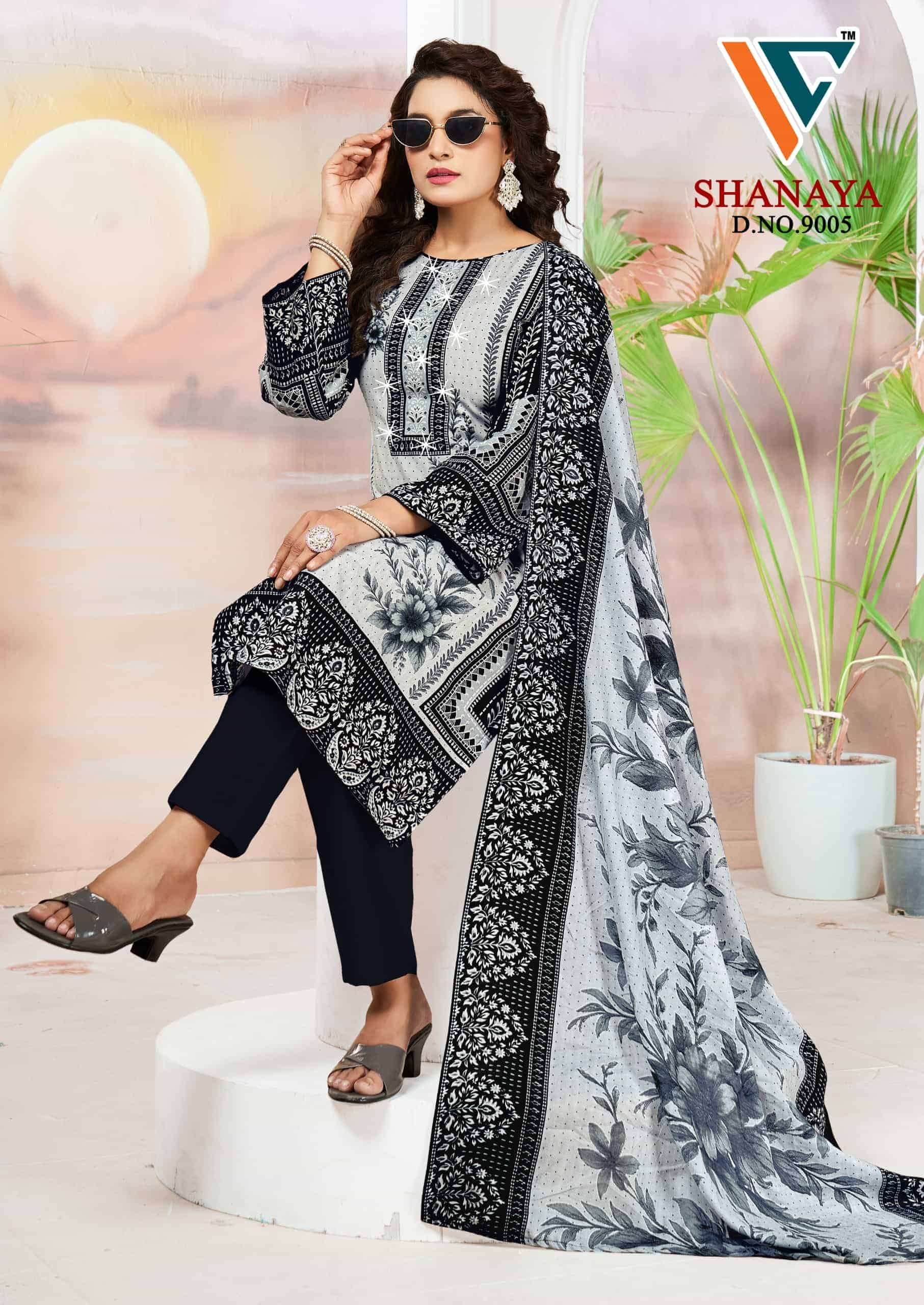 Vandana Creation Shanaya Vol 9 Karachi Cotton Dress Material