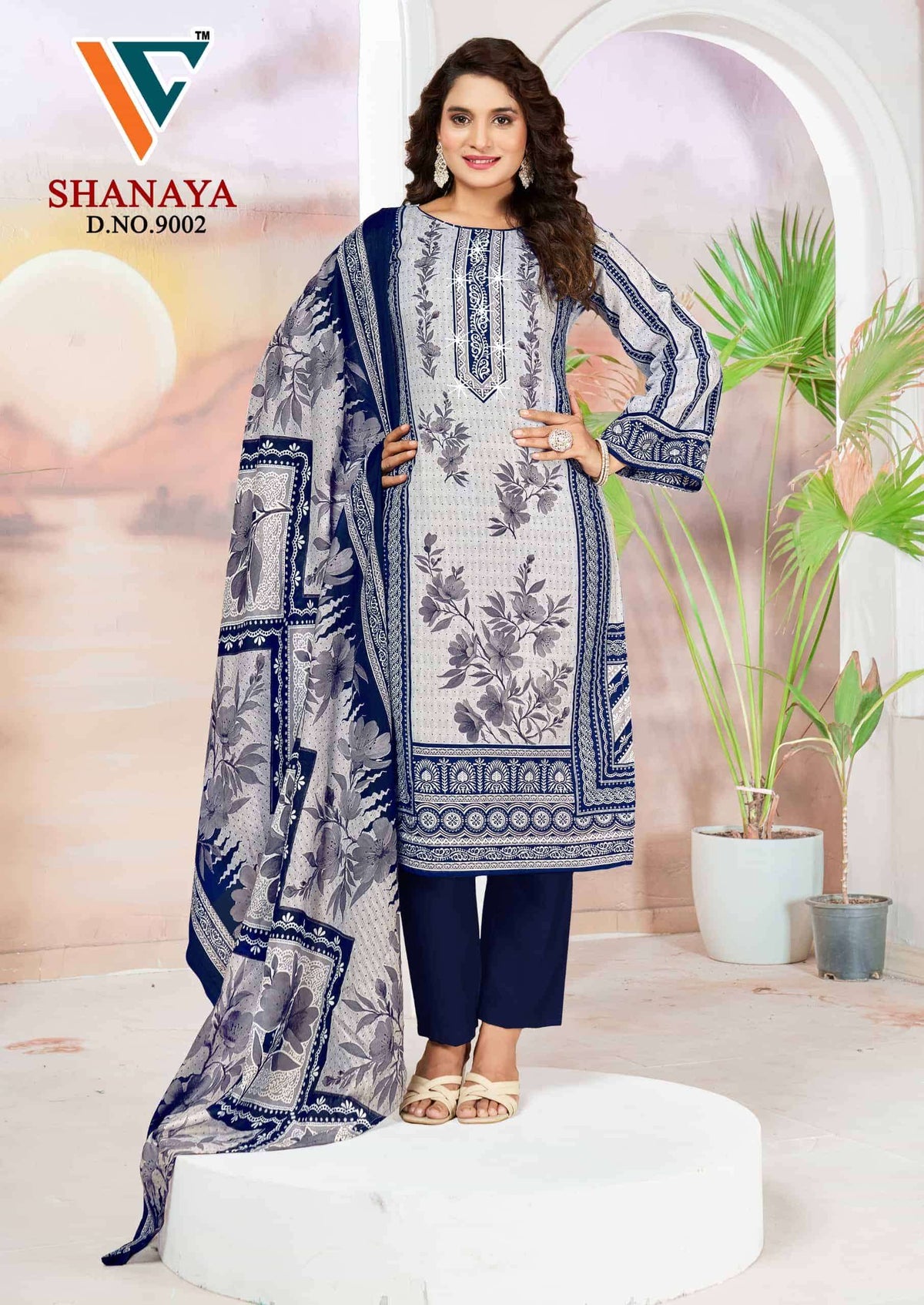 Vandana Creation Shanaya Vol 9 Karachi Cotton Dress Material