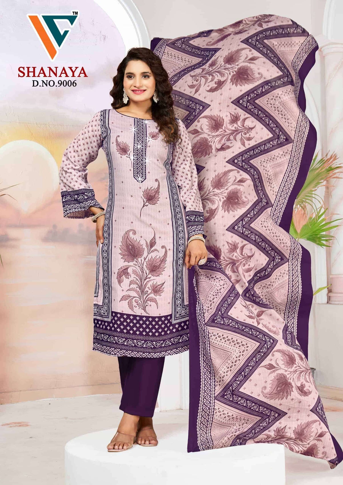 Vandana Creation Shanaya Vol 9 Karachi Cotton Dress Material
