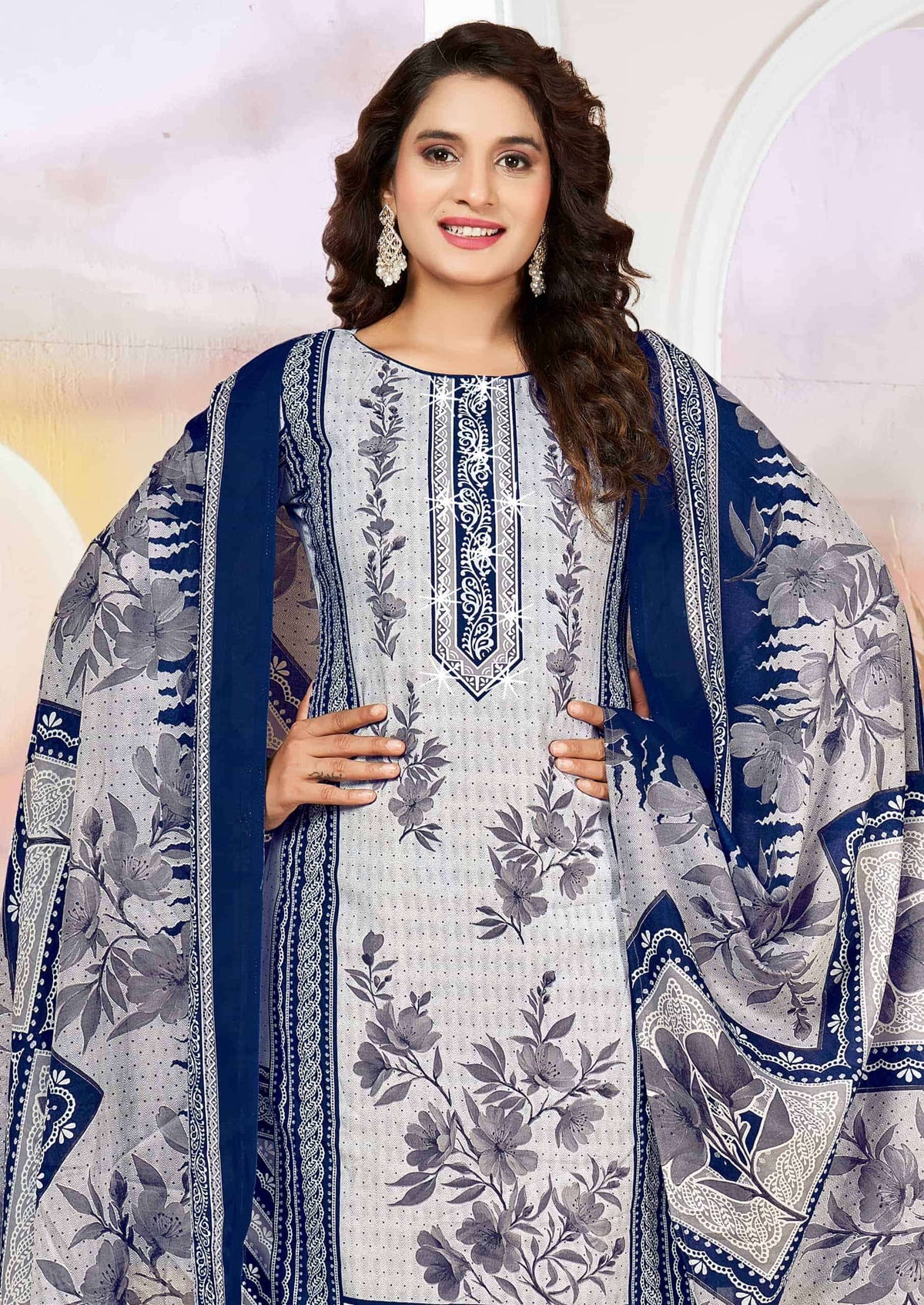 Vandana Creation Shanaya Vol 9 Karachi Cotton Dress Material