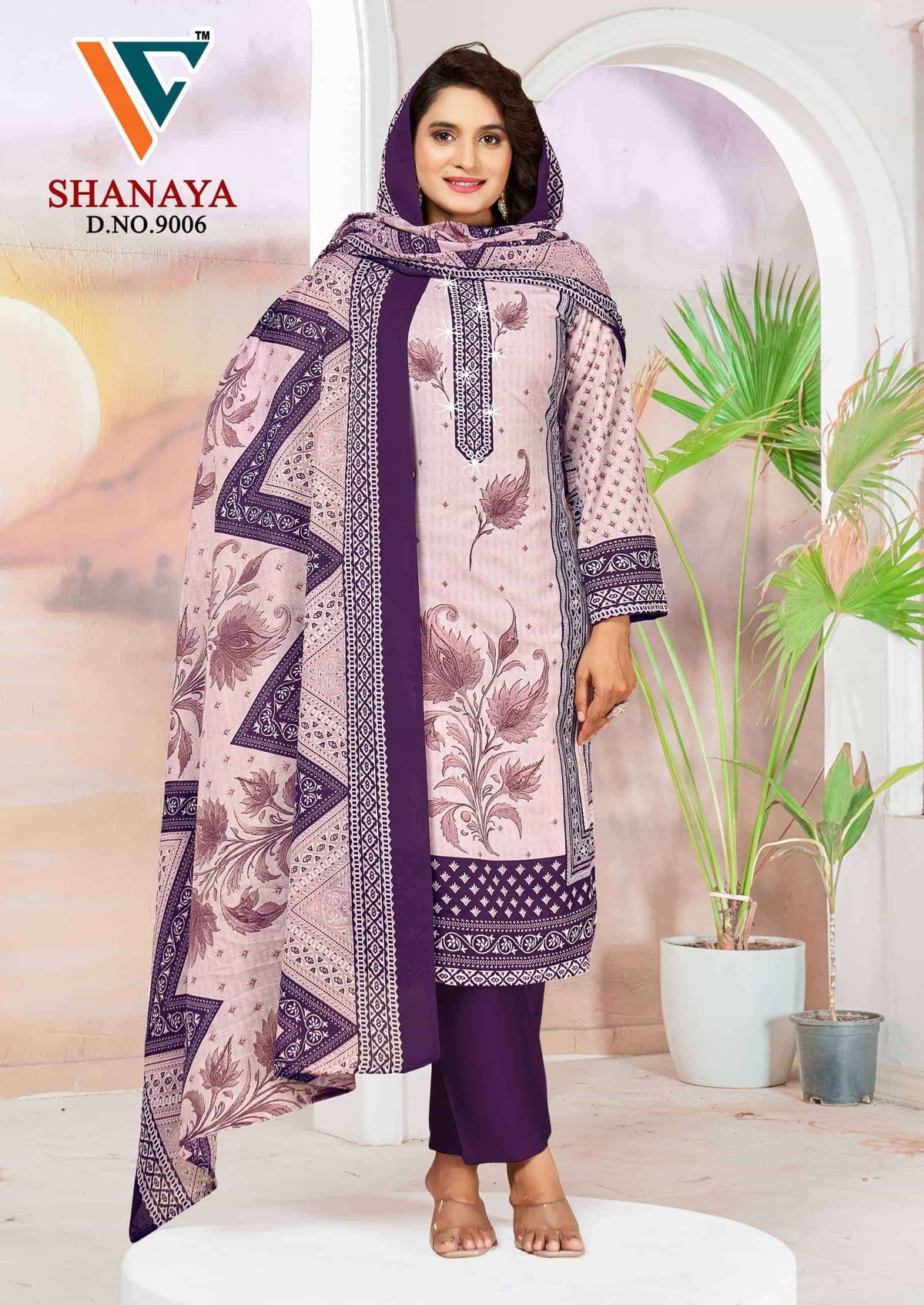 Vandana Creation Shanaya Vol 9 Karachi Cotton Dress Material