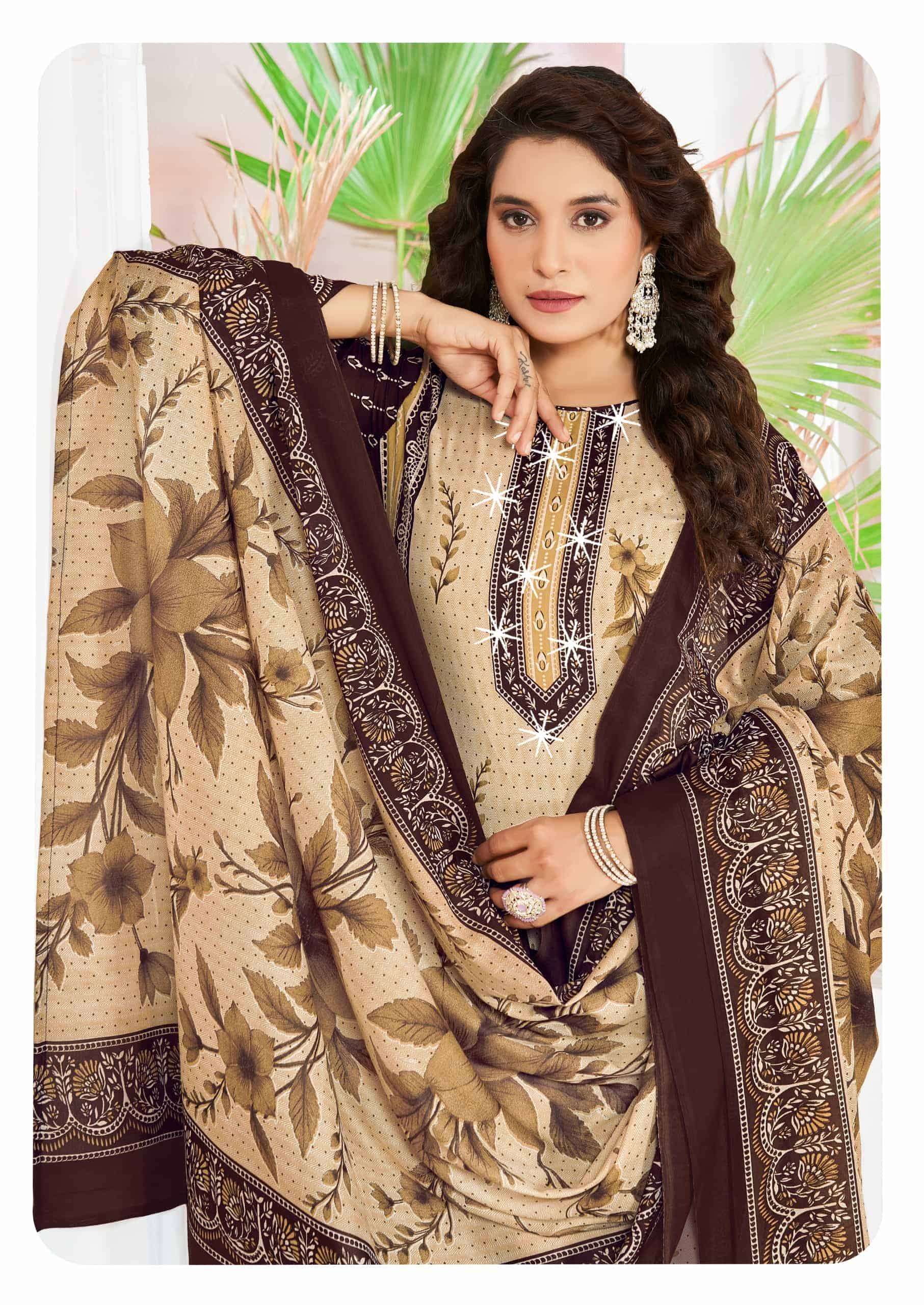 Vandana Creation Shanaya Vol 9 Karachi Cotton Dress Material