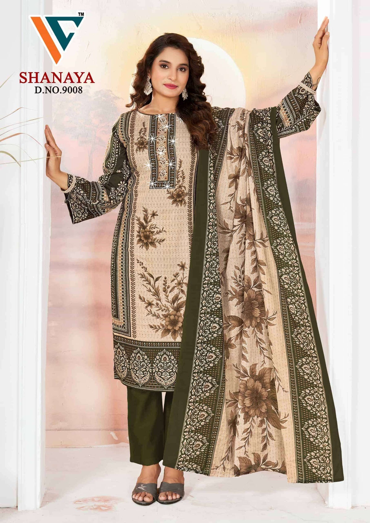 Vandana Creation Shanaya Vol 9 Karachi Cotton Dress Material