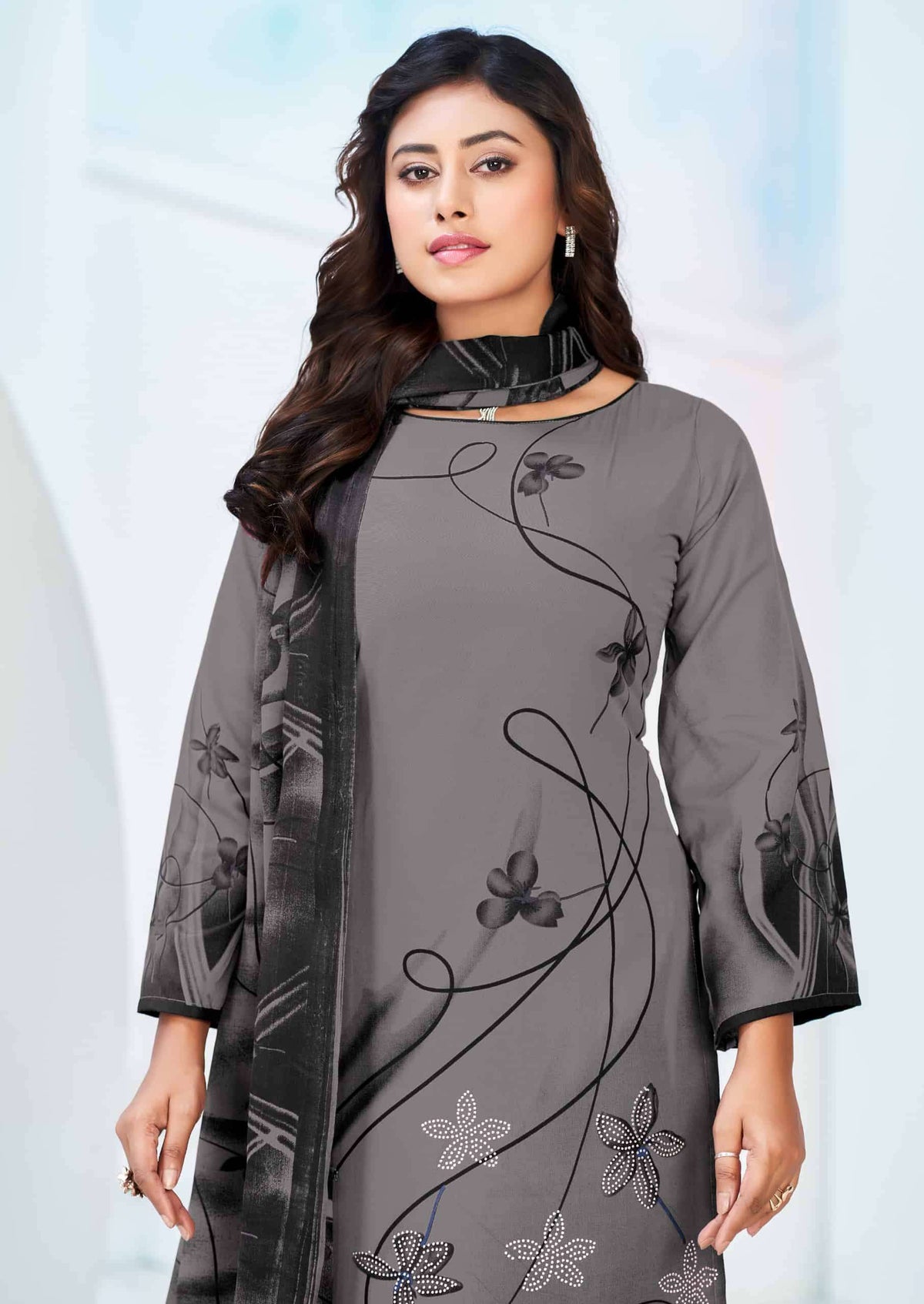 Vandana Creation Yashika Vol 3 Swarovski Cotton Dress Material