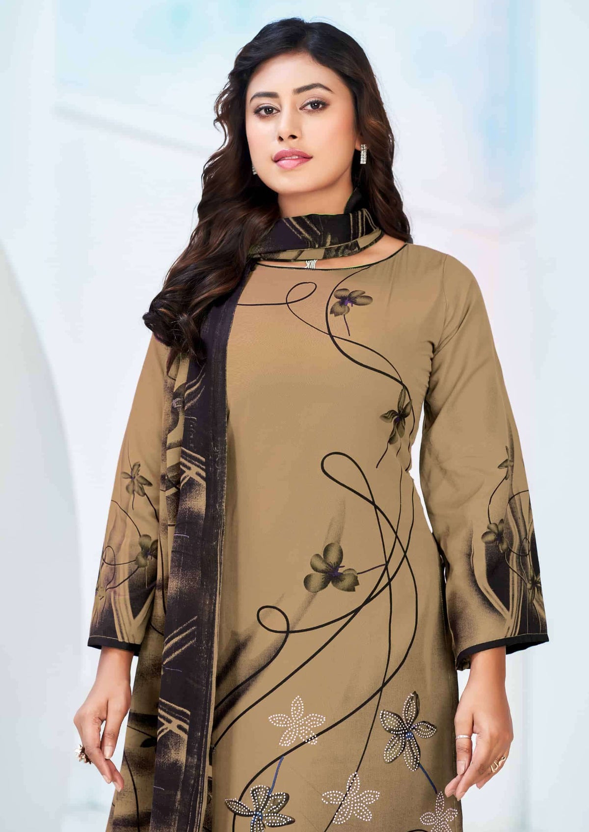 Vandana Creation Yashika Vol 3 Swarovski Cotton Dress Material