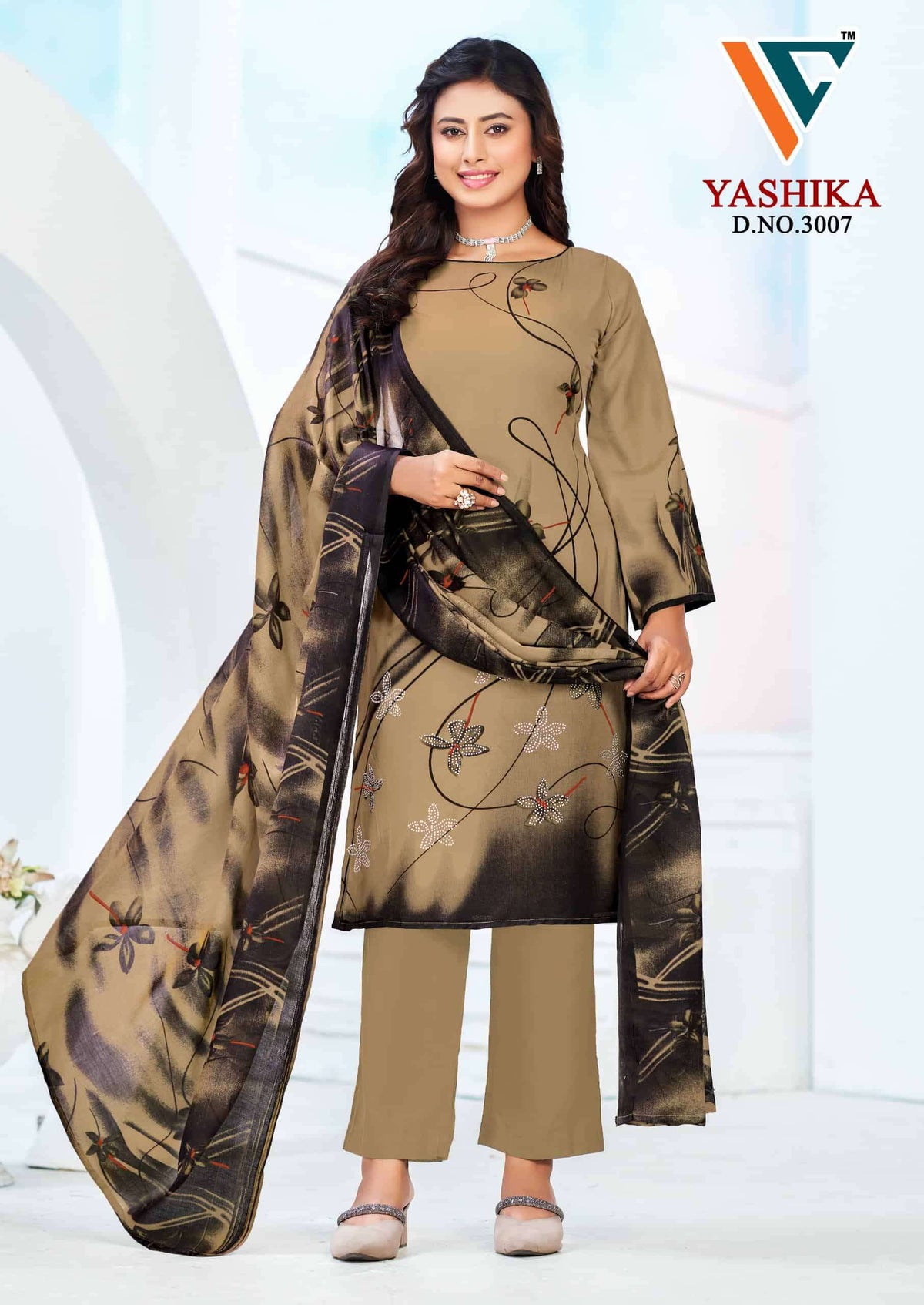 Vandana Creation Yashika Vol 3 Swarovski Cotton Dress Material