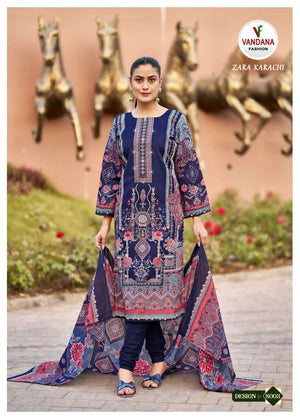 Vandana Fashion Zara Karachi Vol 08 Dress Material - Amrah Wholesale