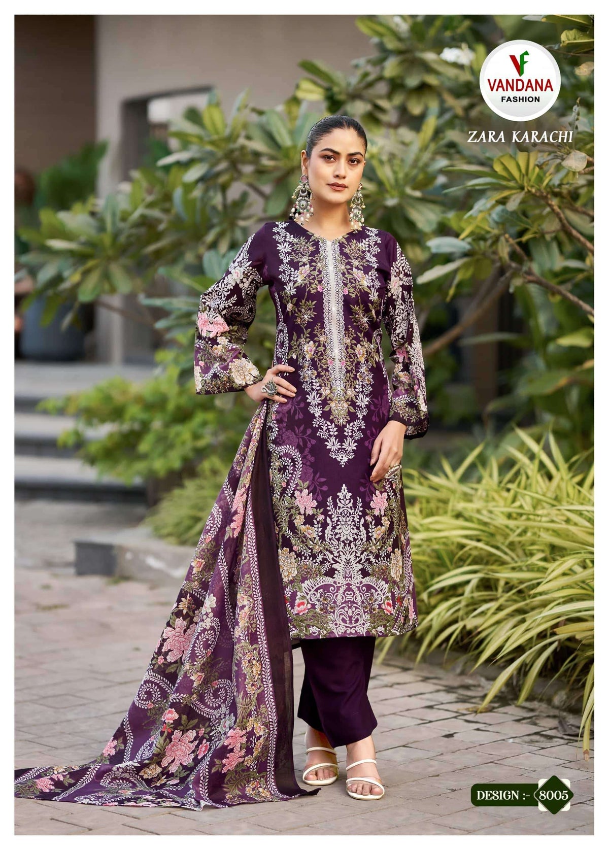Vandana Fashion Zara Karachi Vol 08 Dress Material - Amrah Wholesale