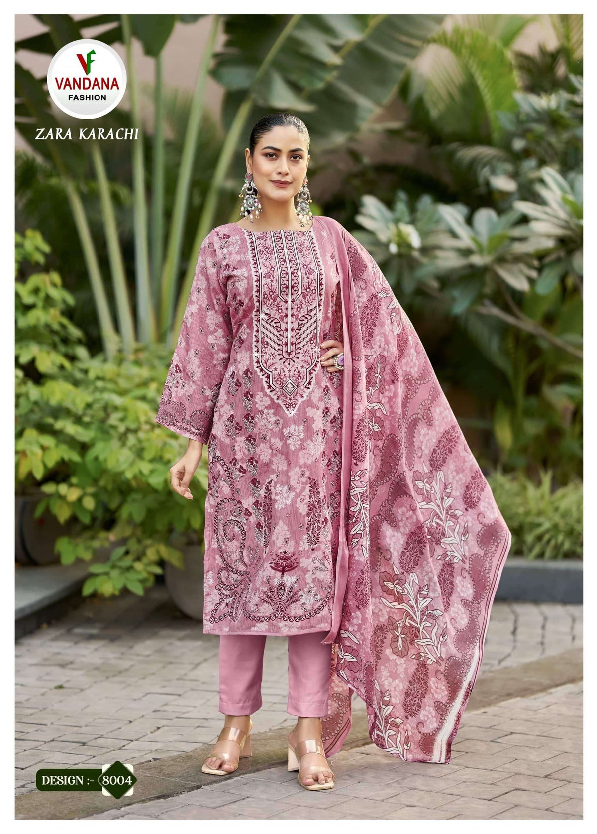 Vandana Fashion Zara Karachi Vol 08 Dress Material - Amrah Wholesale