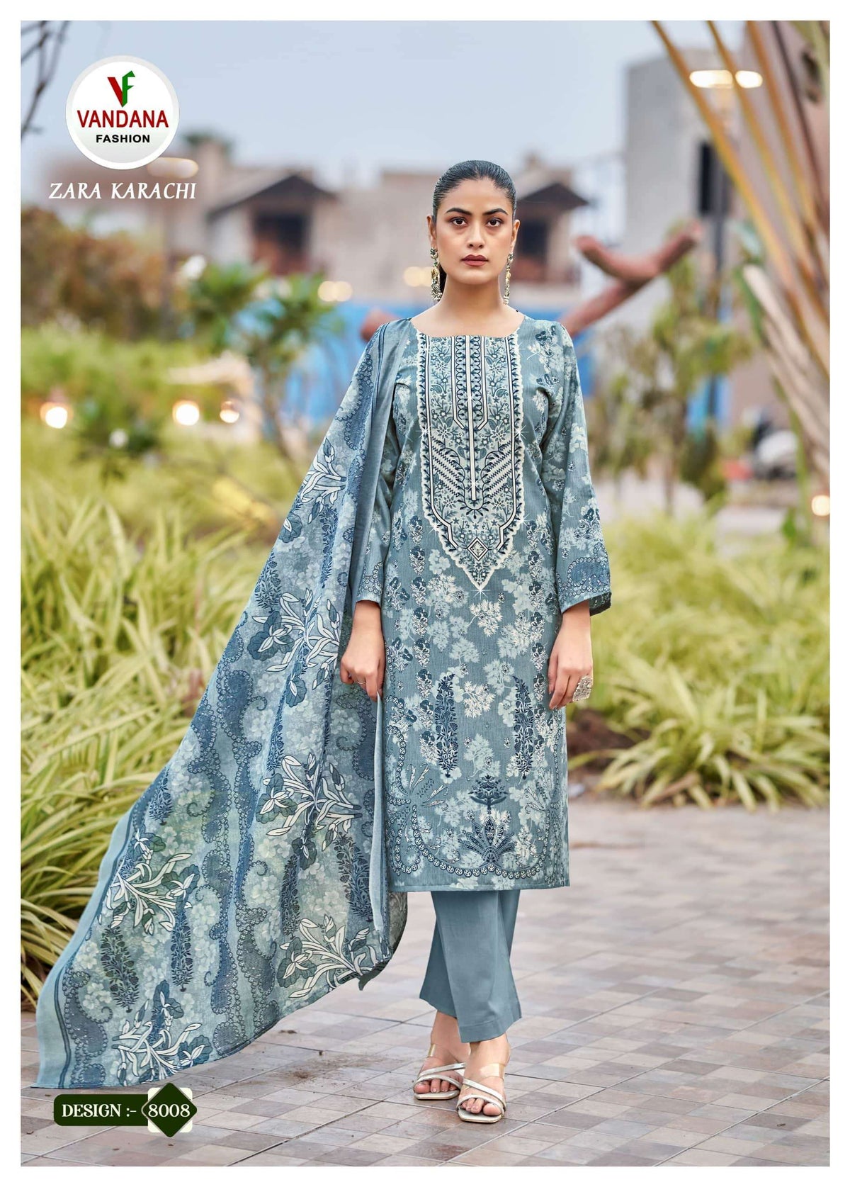 Vandana Fashion Zara Karachi Vol 08 Dress Material - Amrah Wholesale