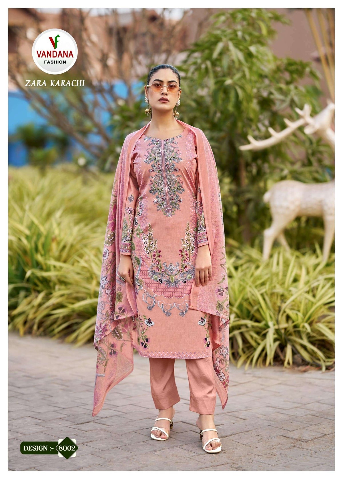Vandana Fashion Zara Karachi Vol 08 Dress Material - Amrah Wholesale