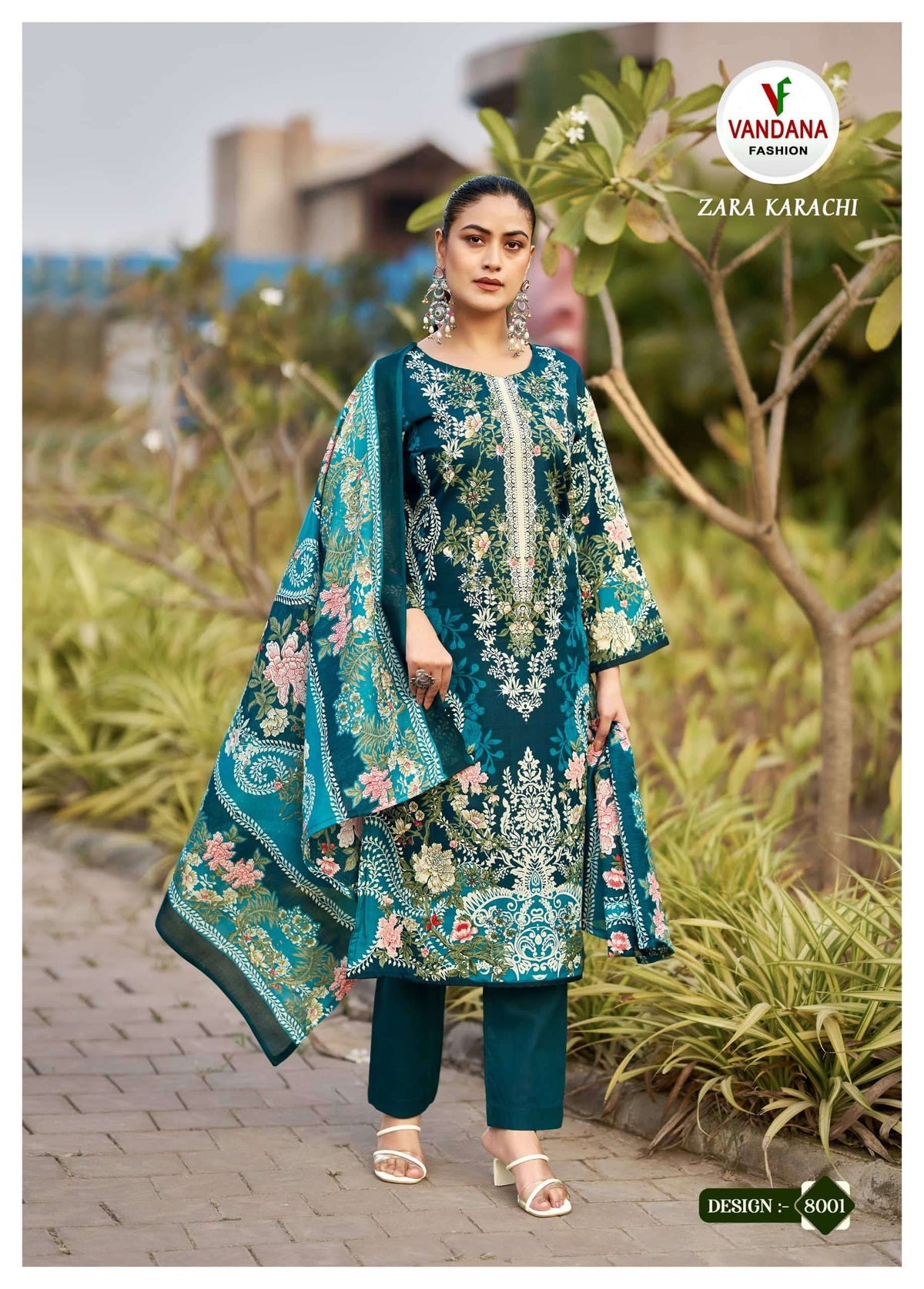 Vandana Fashion Zara Karachi Vol 08 Dress Material - Amrah Wholesale