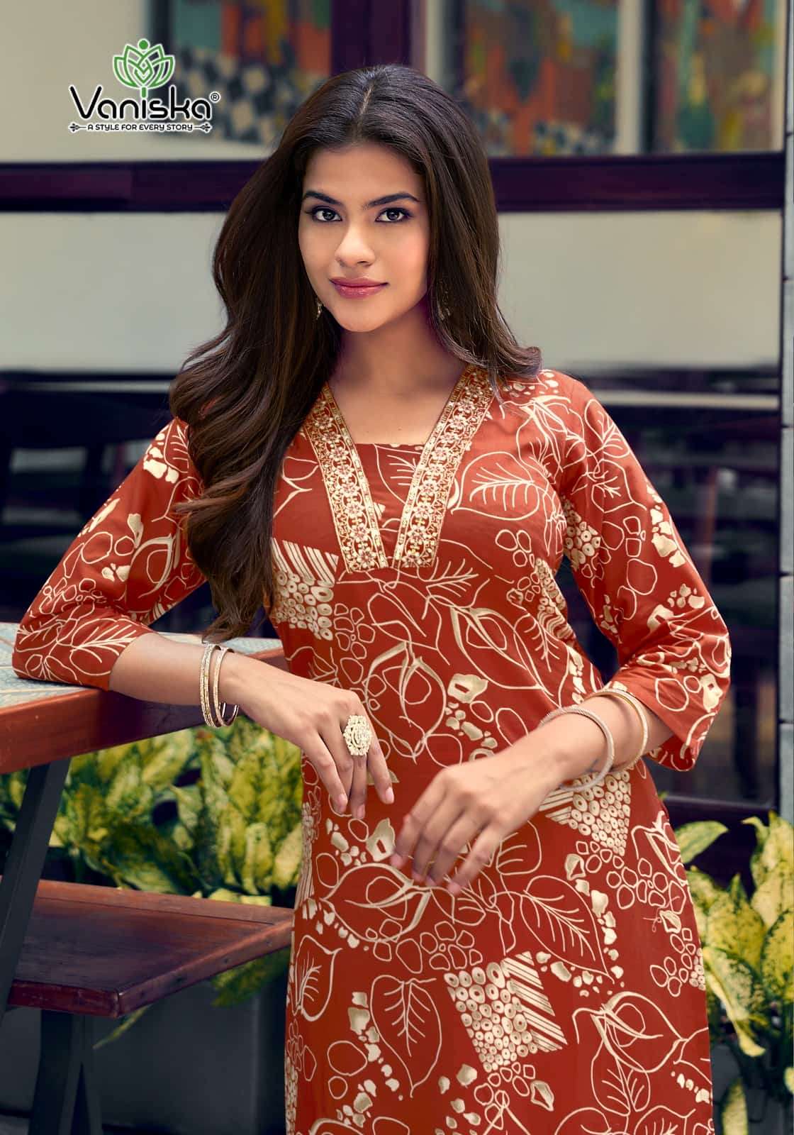 Vaniska Cotton Candy Vol 1 Cotton Kurti Pant Set - Amrah Wholesale